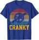 Cranky Vintage Mountain Bike MTB Cycling Cyclist Gift T-Shirt - T-Shirt | Royal