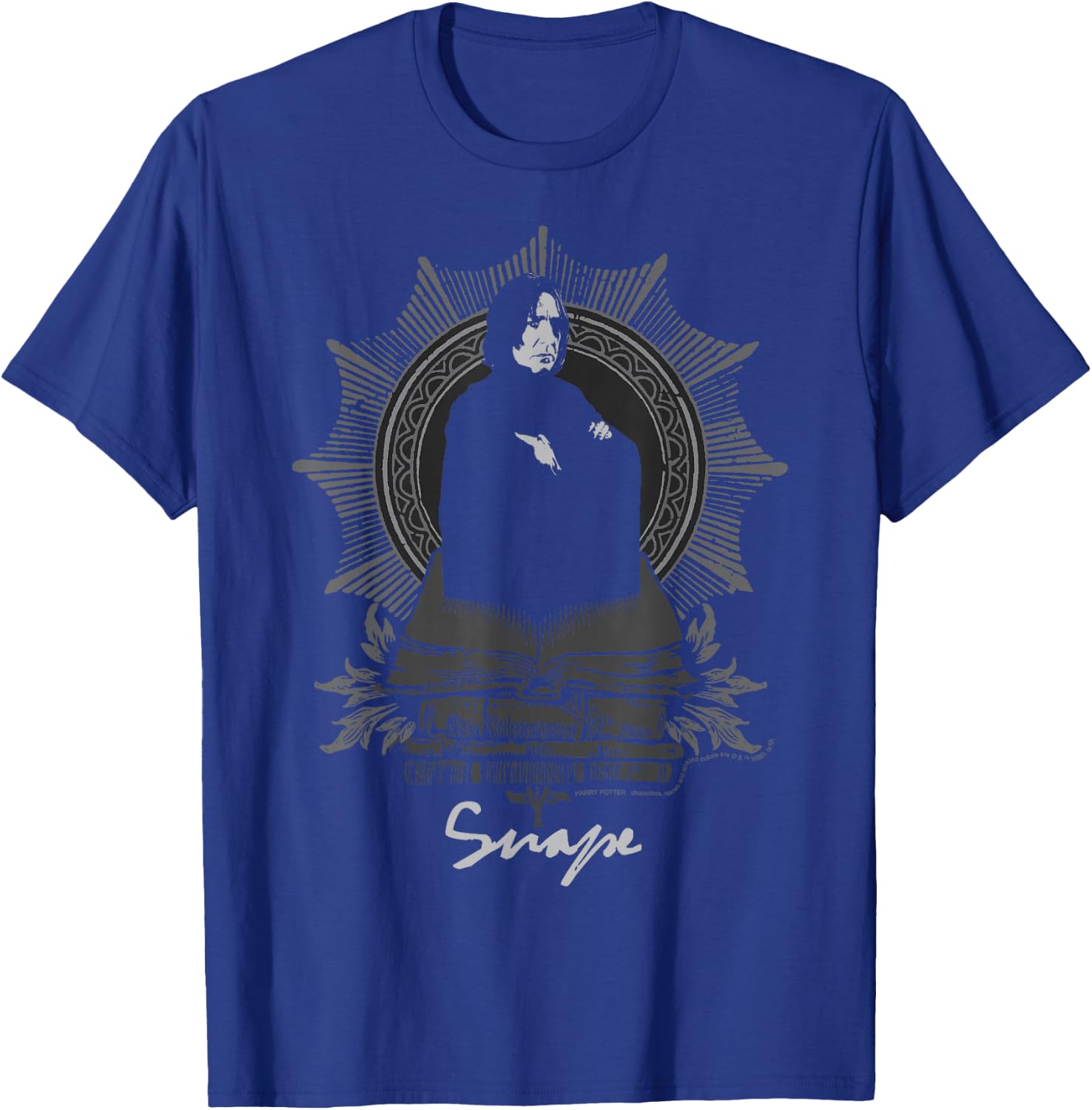 Harry Potter Snape Books Portrait T-Shirt - T-Shirt | Royal