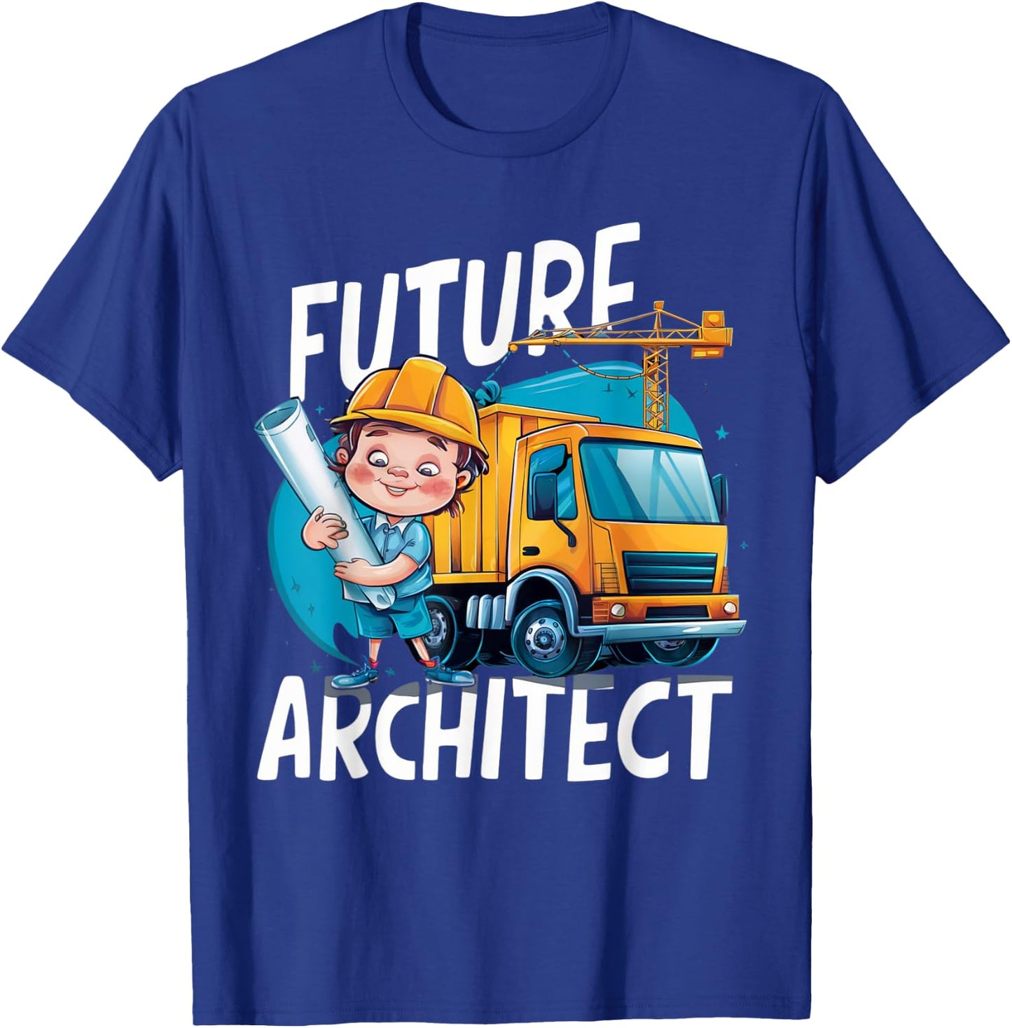 Future Architect Costume for Toddler Adults & Kids T-Shirt - T-Shirt | Royal