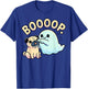 Funny Halloween Ghost Pug Boop Silly Puppy Dog Humor T-Shirt - T-Shirt | Royal