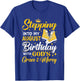 Stepping Into My August Birthday With God's Grace & Mercy T-Shirt - T-Shirt | Royal