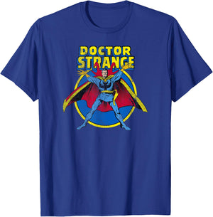 Marvel Comics Retro Doctor Strange Vintage Sorcerer Logo T-Shirt - T-Shirt | Royal