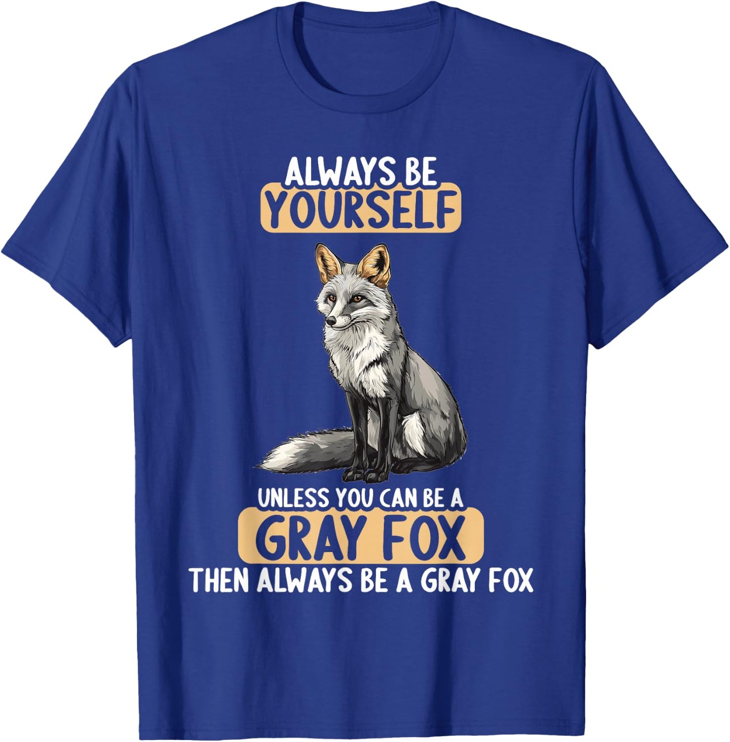 Gray Foxes Gray Fox T-Shirt - T-Shirt | Royal