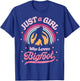 Bigfoot Just A Girl Who Loves Sasquatch Funny Retro Vintage T-Shirt - T-Shirt | Royal