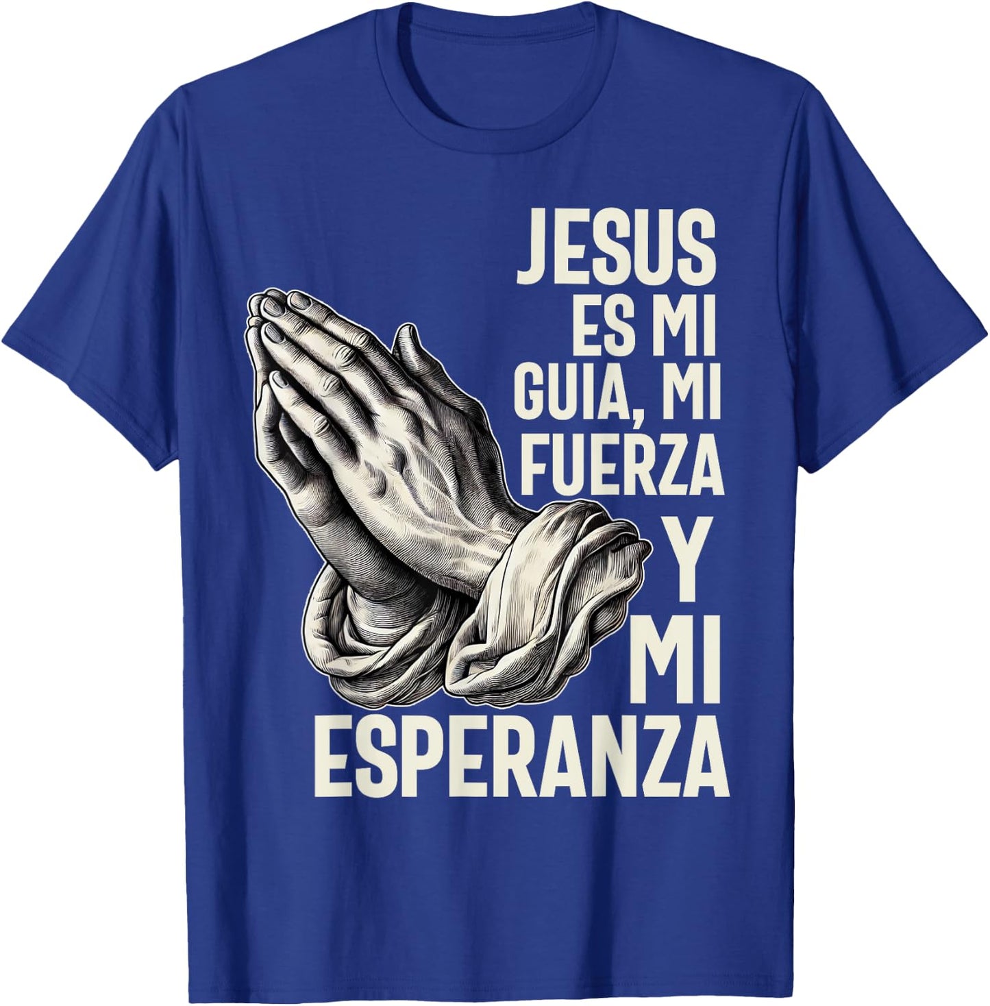 Camiseta cristiana en espanol Hombre Mujer Spanish Christian T-Shirt - T-Shirt | Royal