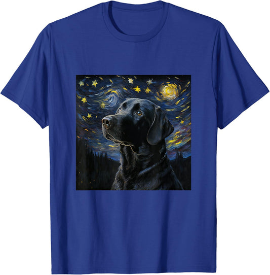 Cute Black Lab Black Labrador Retriever Puppy Dog Mom Animal T-Shirt - T-Shirt | Royal