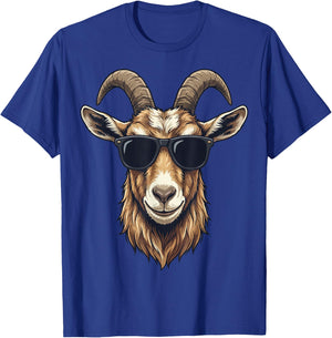 Goat Sunglasses T-Shirt - T-Shirt | Royal
