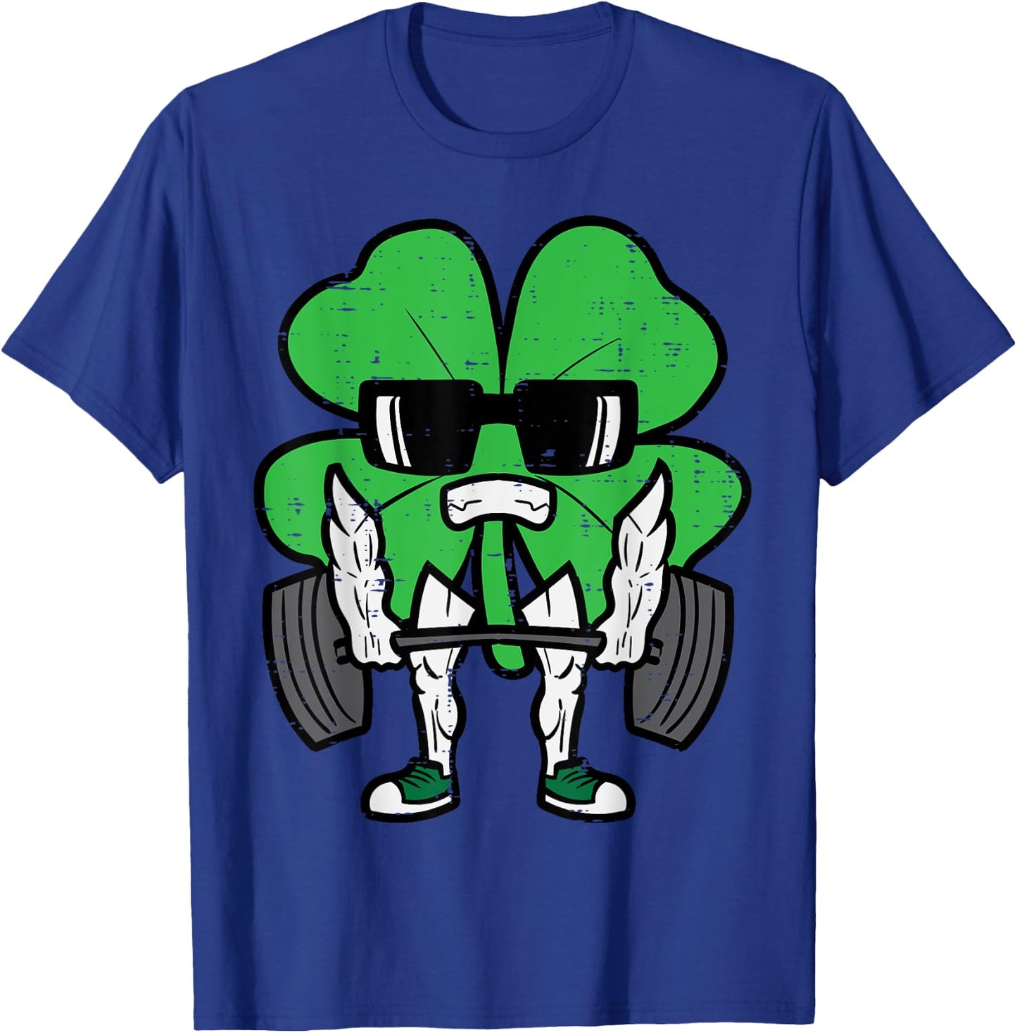 St Patricks Day Weightlift Saint Paddys Gym Men Women Kids T-Shirt - T-Shirt | Royal