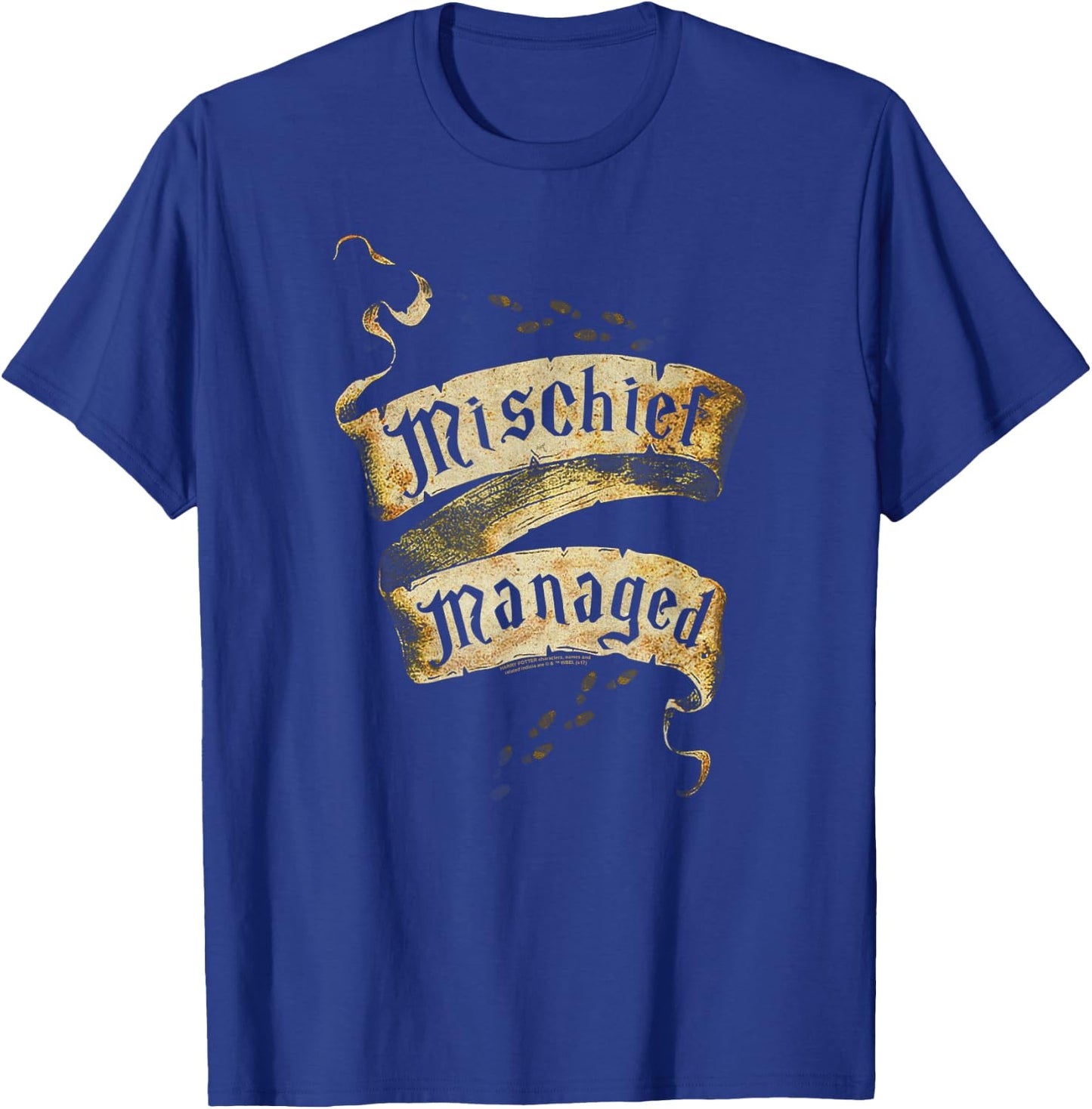 Harry Potter Mischief Managed Scroll T-Shirt - T-Shirt | Royal