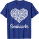 Seahawks Southside Lace Heart HS T-Shirt - T-Shirt | Royal