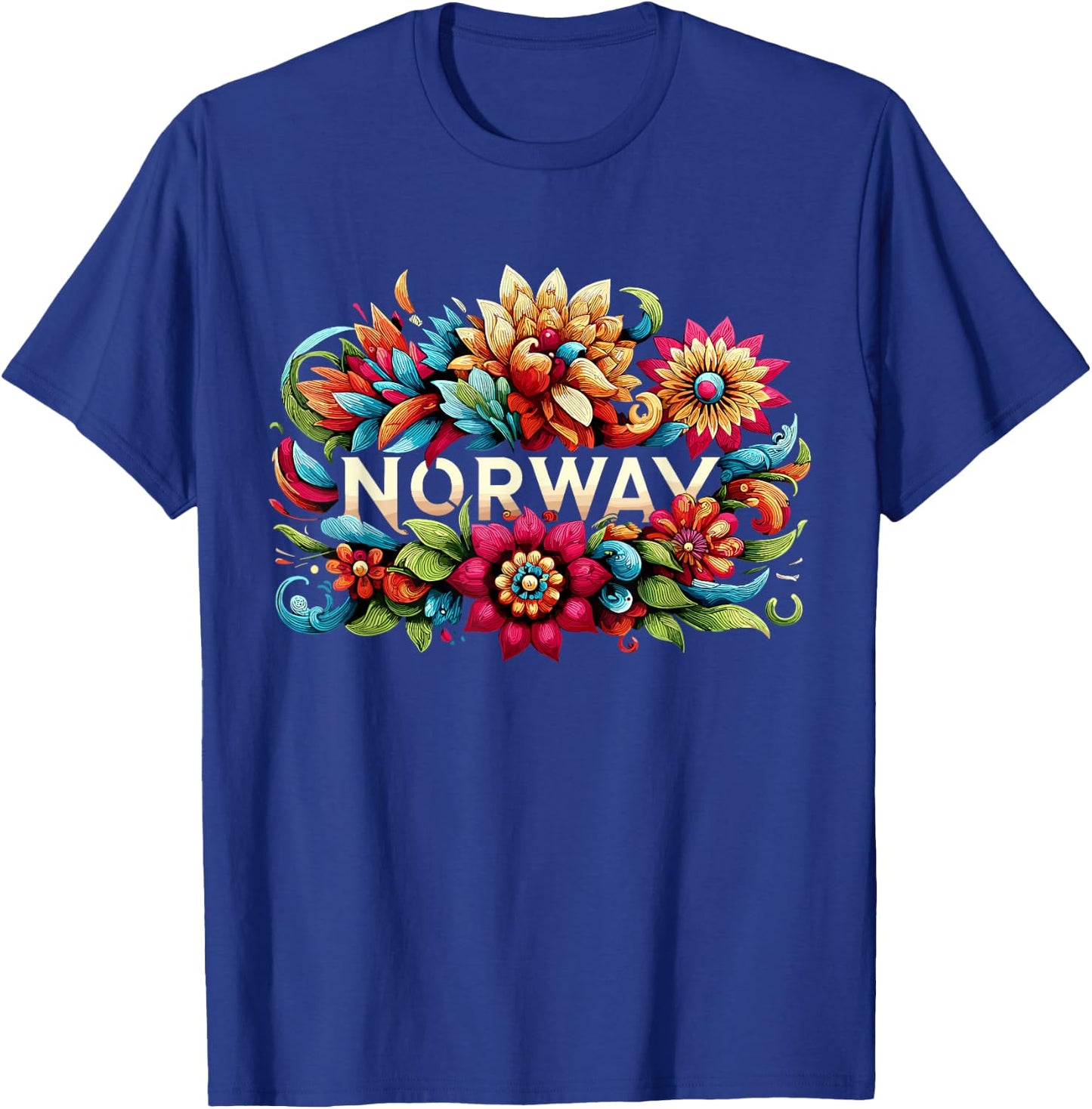 Flowers of Norway Norwegian T-Shirt - T-Shirt | Royal