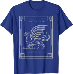 Griffin Gryphon Mythical Creature RPG Fantasy Mythology T-Shirt - T-Shirt | Royal