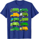 Recycling Trash Garbage Truck Kids Birthday Gifts Earth Day T-Shirt - T-Shirt | Royal
