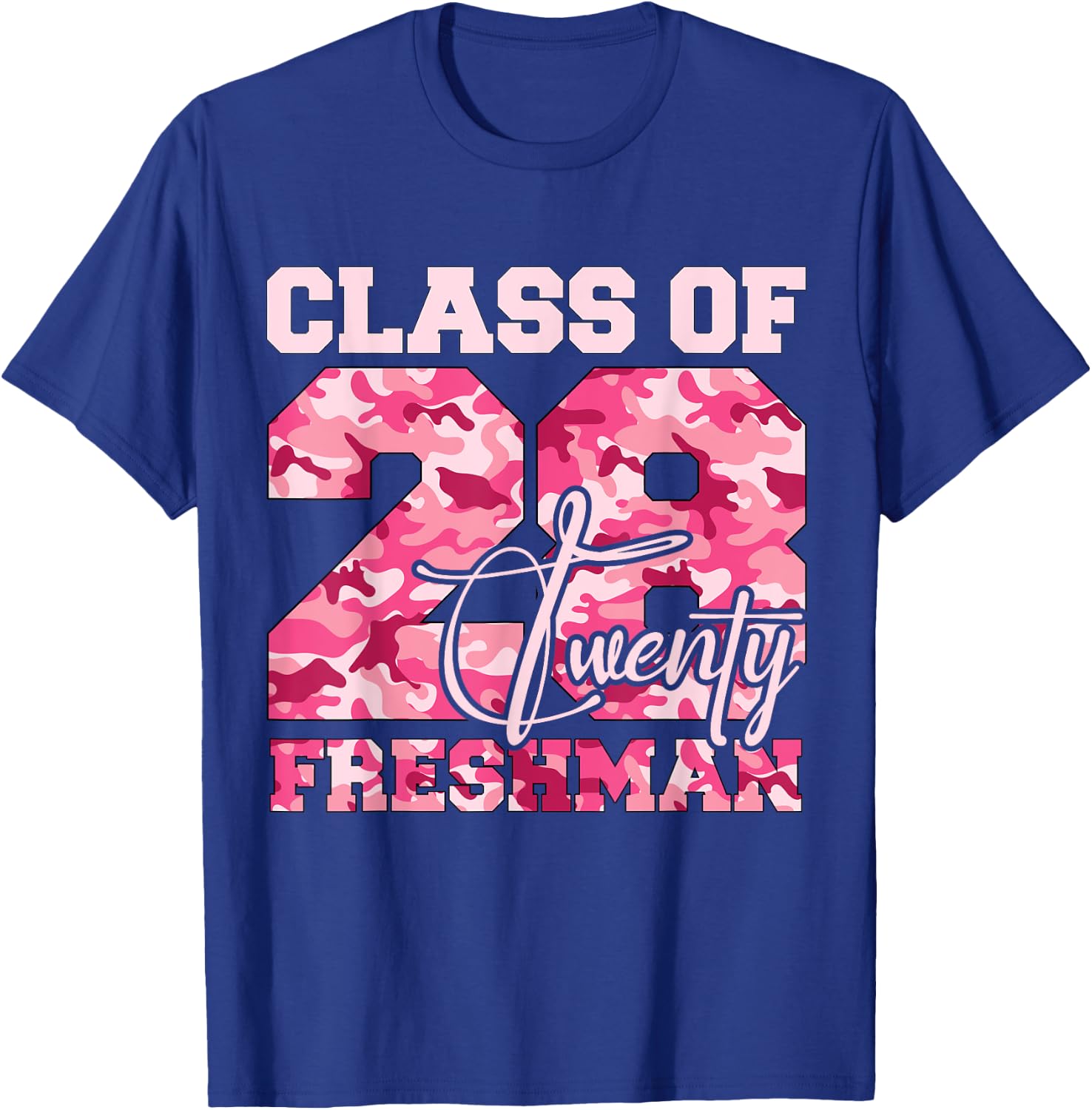Class of 2028 Freshman High School Back To School 9th Grade T-Shirt - T-Shirt | Royal
