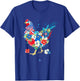 USA American Flag Chicken Lover 4th of July Patriotic Farmer T-Shirt - T-Shirt | Royal