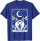 Tarot Card Vintage Crescent Moon Shiba Inu Dog Mom T-Shirt - T-Shirt | Royal