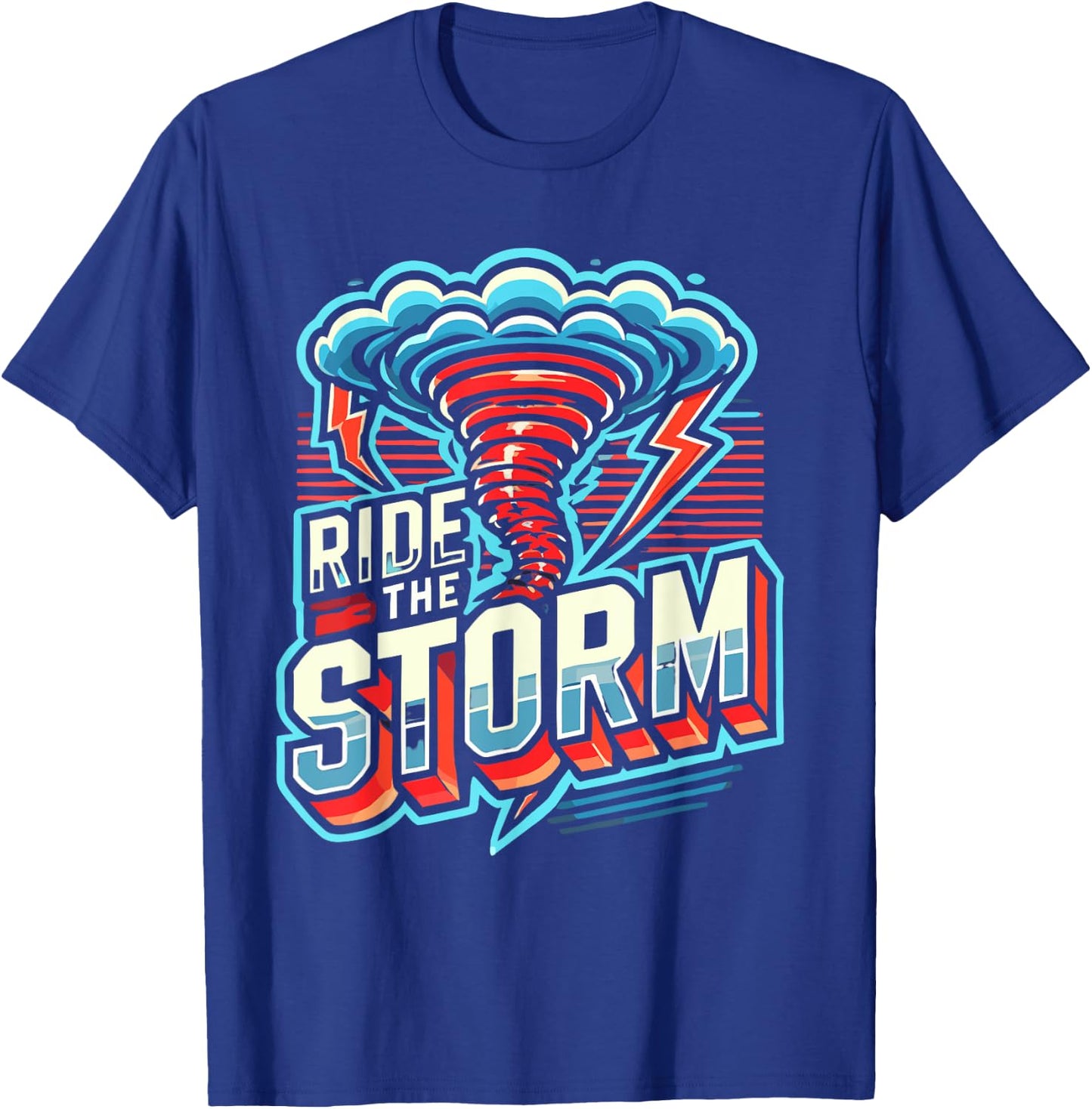 Tornado Costume Tornado Chasers Storm Hunter Storm Tornado T-Shirt - T-Shirt | Royal