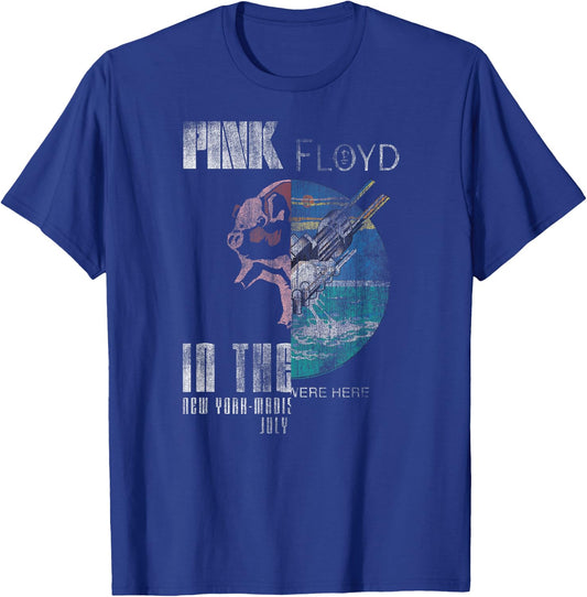 Official Pink Floyd Animals Wish You Were Here Vintage T-Shirt - T-Shirt | Royal
