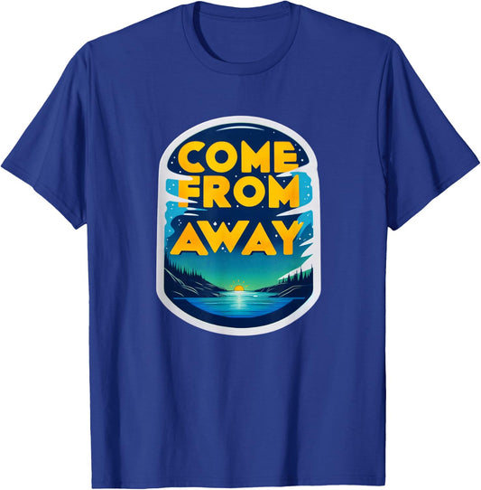 StageNotes Come From Newfoundland CFA Away Musical Theatre , Small, Black T-Shirt - T-Shirt | Royal