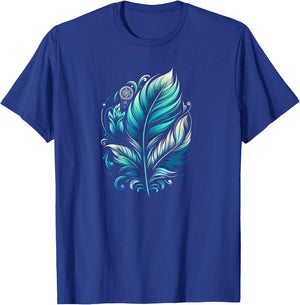 Spiritual Feather T-Shirt - T-Shirt | Royal