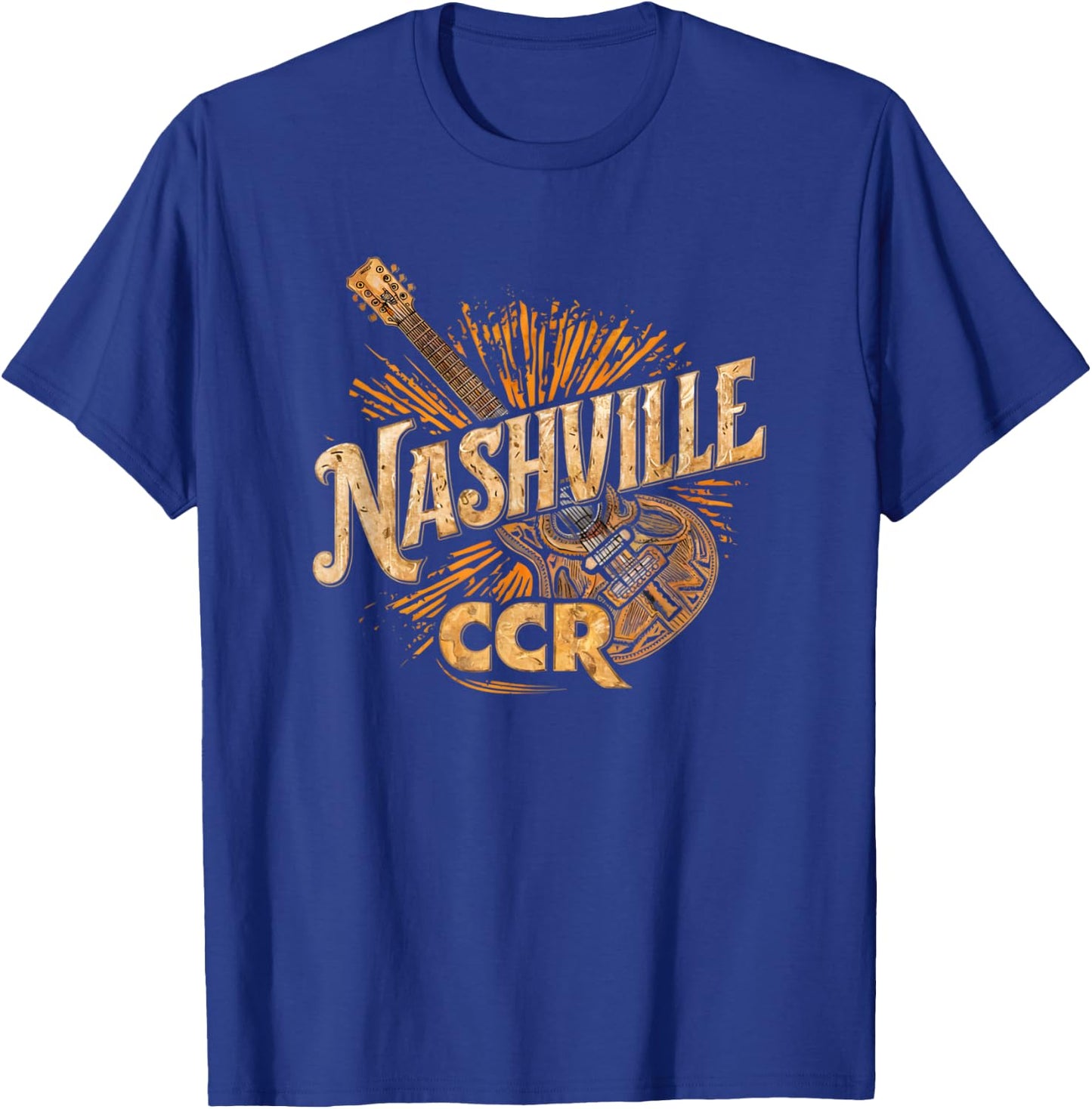 Nashville Country Music Shirts Rock Band T-Shirt - T-Shirt | Royal