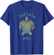 Tortola, British Virgin Islands Tribal Turtle Gift T-Shirt - T-Shirt | Royal