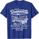 Bonneville Salt Flats Utah Speedway Distressed Design T-Shirt - T-Shirt | Royal