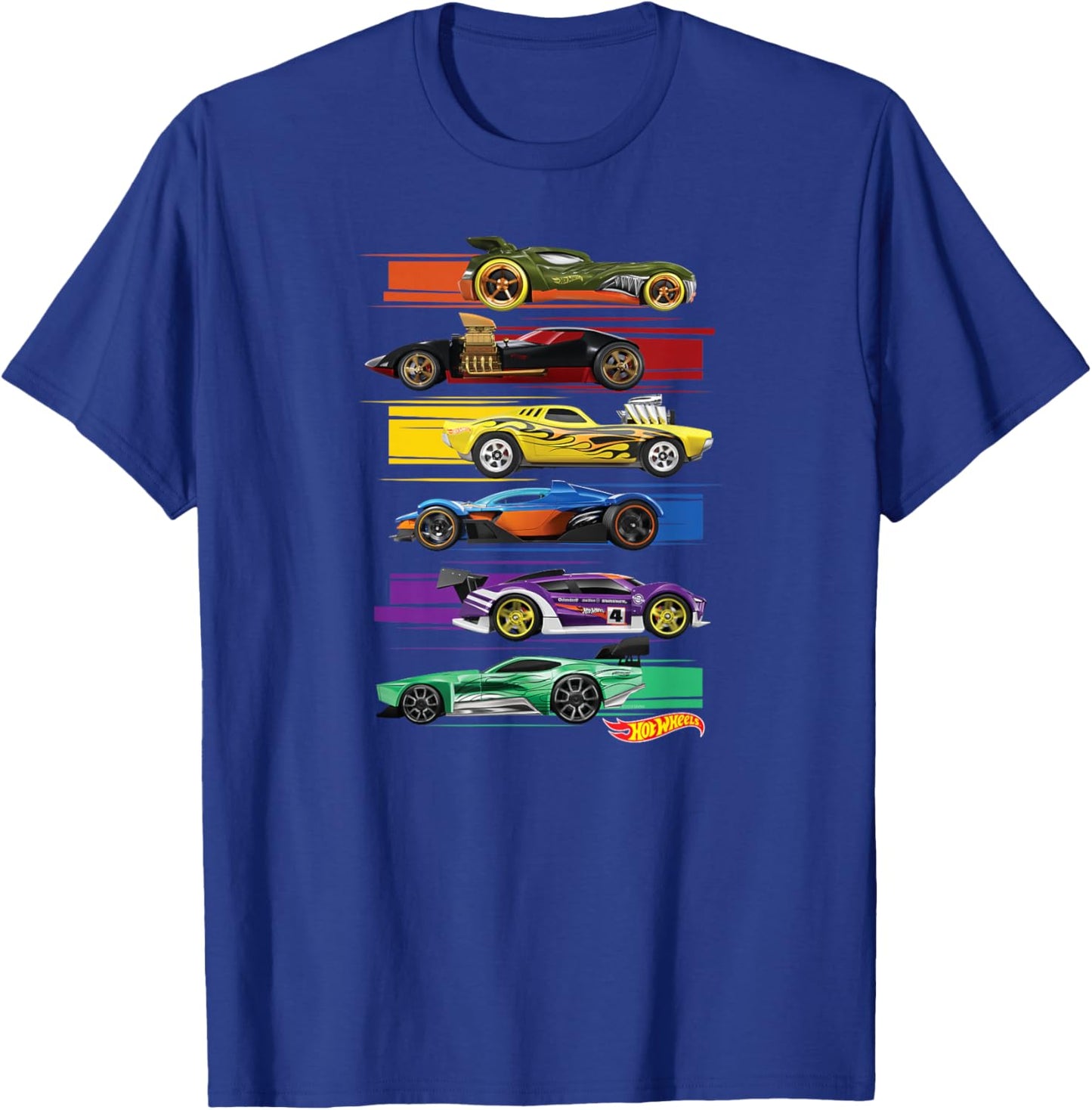 Hot Wheels Multi Car T-Shirt - T-Shirt | Royal