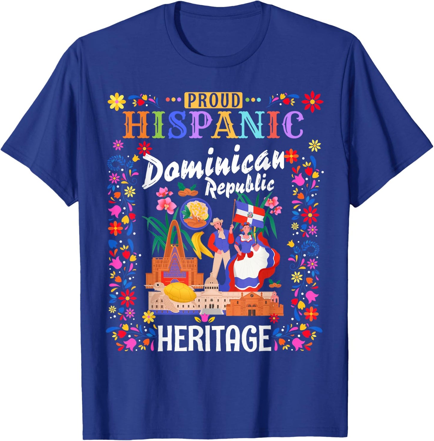 Dominican Flag Idea Kids Latin Heritage República Dominicana T-Shirt - T-Shirt | Royal
