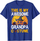 This Is My Awesome Grandpa Costume Halloween T-Shirt - T-Shirt | Royal