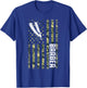 Camo American Flag USA Camouflage Patriotic Barber Women Men T-Shirt - T-Shirt | Royal