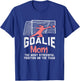 Goalkeeper Mom Stressful Funny Football Goalie Mama Women T-Shirt - T-Shirt | Royal