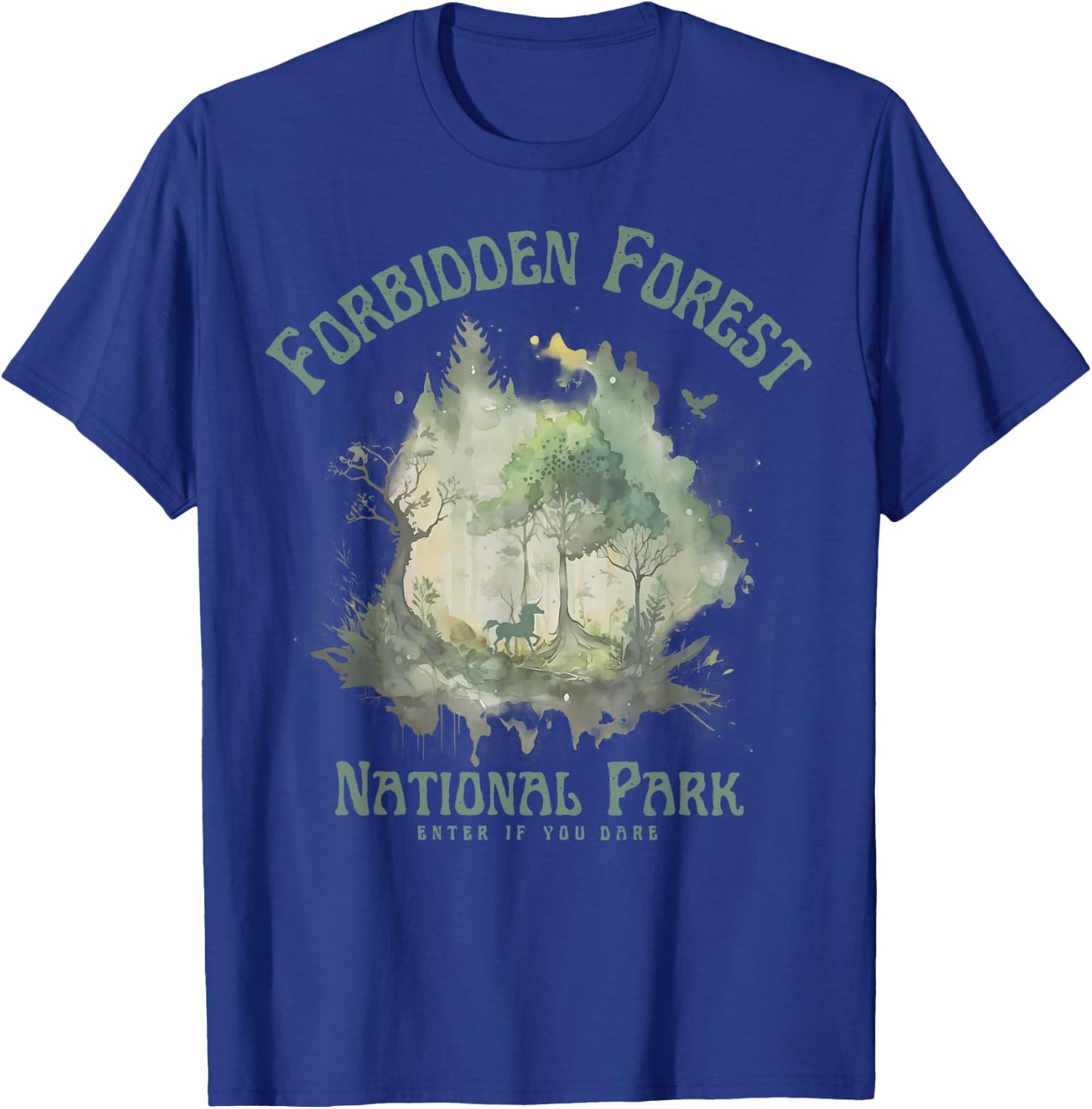 Visit The Forbidden Forest National Park Hiking Camping T-Shirt - T-Shirt | Royal