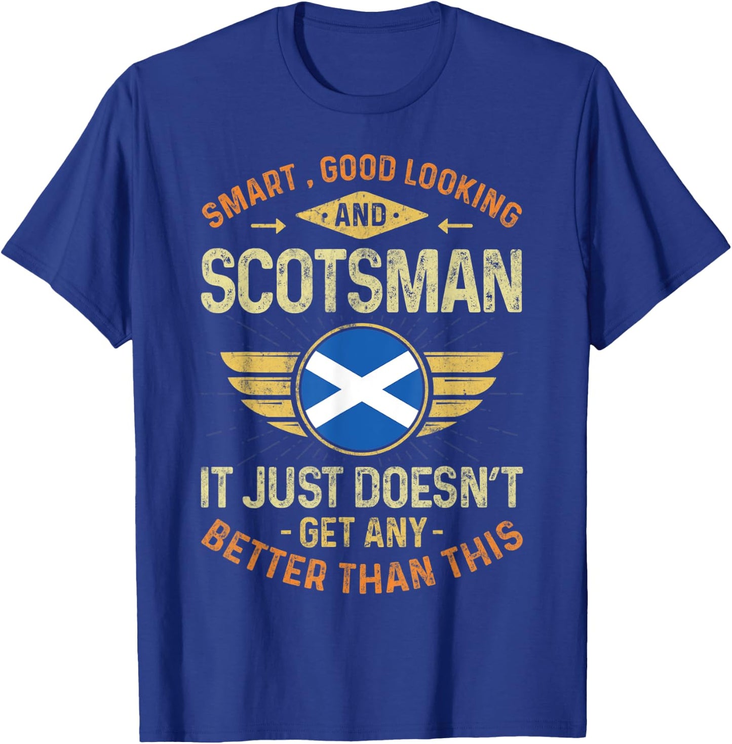 Scotland Flag Proud Scotsmen Men & Women T-Shirt - T-Shirt | Royal