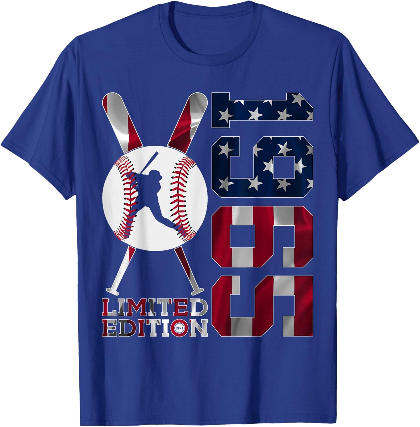 60th BIRTHDAY BASEBALL LIMITED EDITION 1965 T-Shirt - T-Shirt | Royal