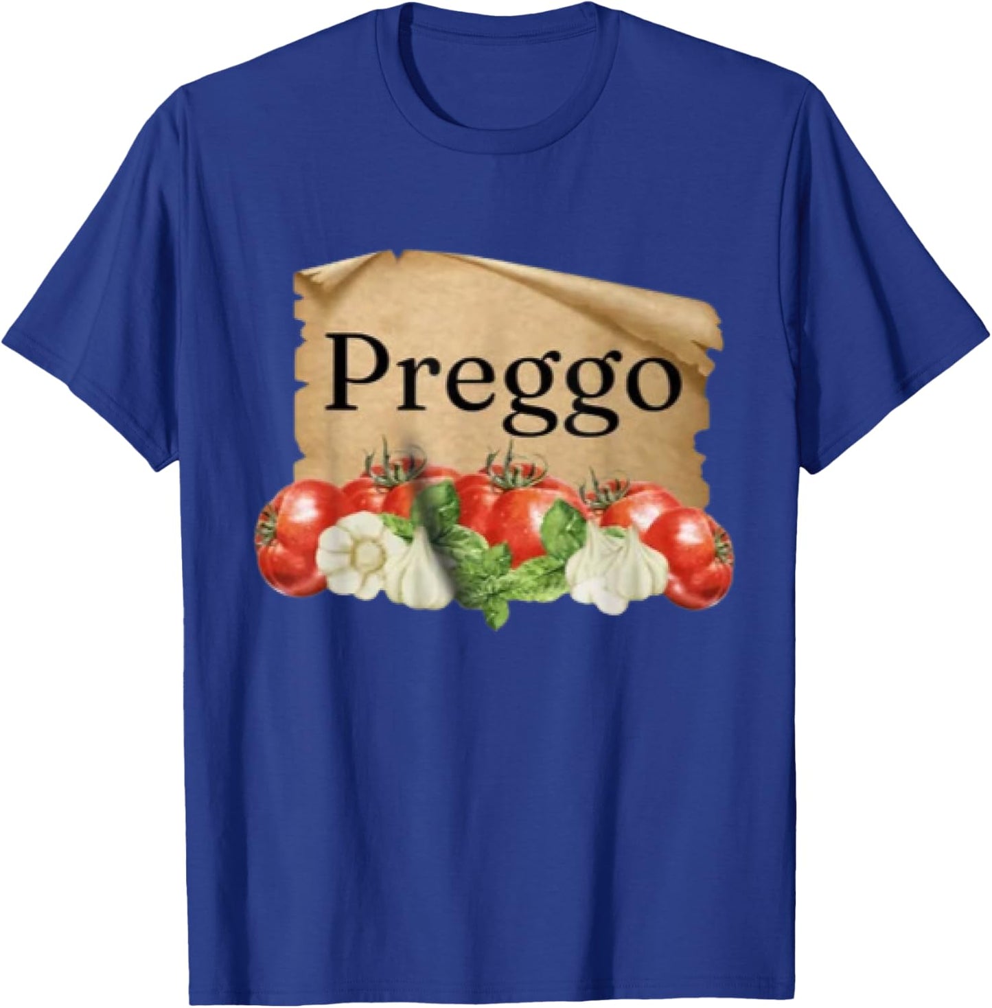Preggo Sauce Cute Preggers Costume Pregnancy Announcement T-Shirt - T-Shirt | Royal