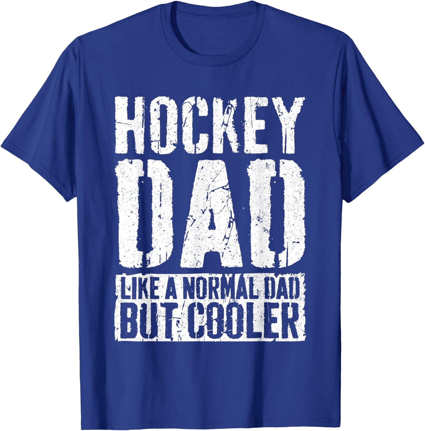 Hockey Dad Shirt Men Fathers Day Hockey Dad T-Shirt - T-Shirt | Royal