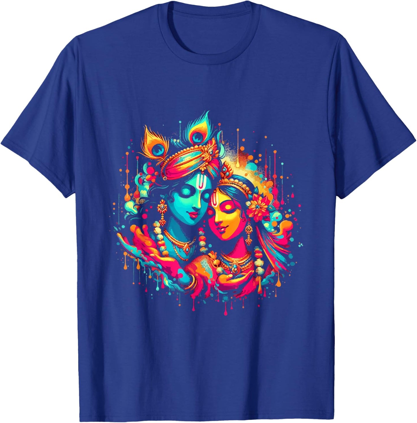 Lord Shri Krishna Radha Rani Radhika Krishna Lover Devotee T-Shirt - T-Shirt | Royal