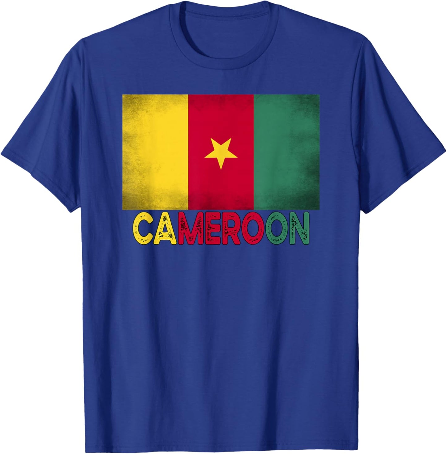 Cameroon Flag Vintage Pride In My DNA Women Kids T-Shirt - T-Shirt | Royal