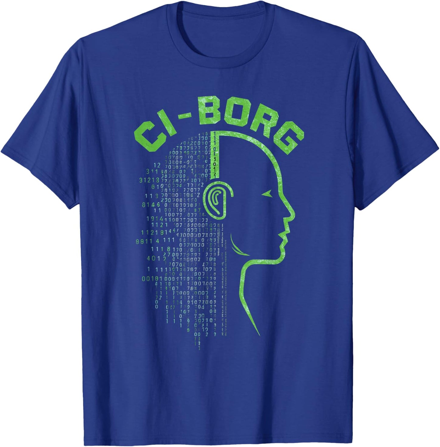 Cochlear Implant Awareness Hearing Loss T-Shirt - T-Shirt | Royal