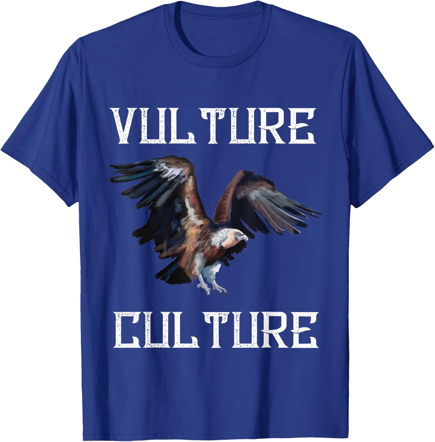 Vulture Culture Ornithology Turkey Vulture Bird Vulture T-Shirt - T-Shirt | Royal