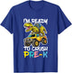I'm Ready To Crush Pre-K Shirt Back To School PreK Boy Girl T-Shirt - T-Shirt | Royal