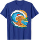 Gingerbread Surfing T-Shirt - T-Shirt | Royal
