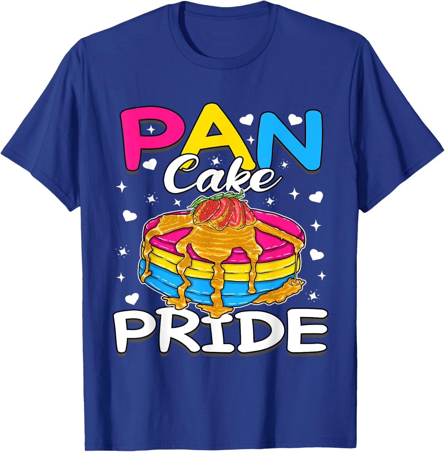 Pansexual Pride Funny Pan Cake T-Shirt - T-Shirt | Royal