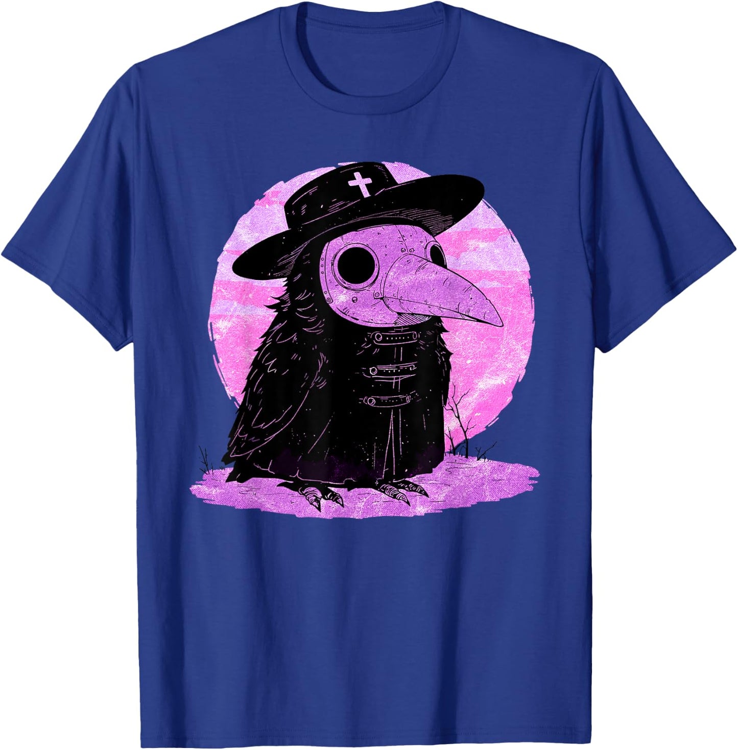 Kawaii Pastel Goth Steam Punk Mask Plague Doctor Crow Goth T-Shirt - T-Shirt | Royal