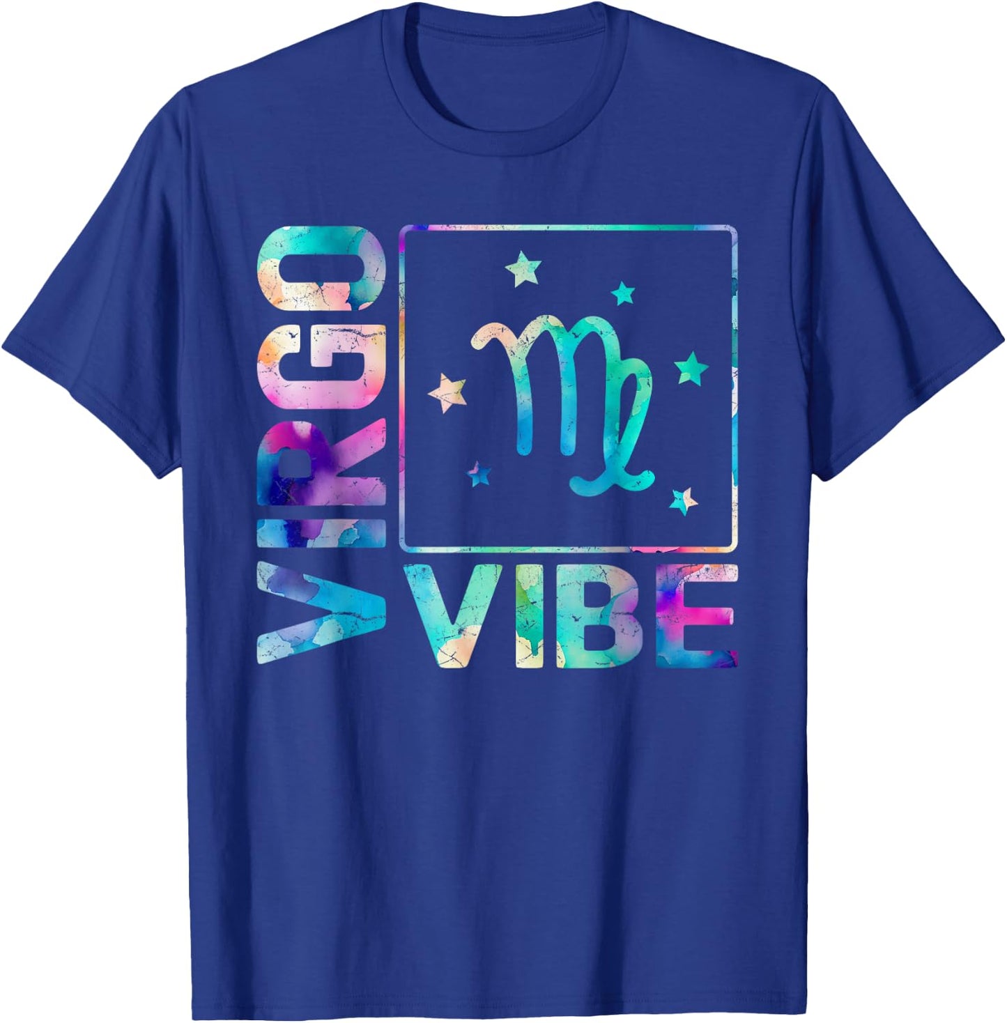 Virgo Vibe Cool Tie-Dye Zodiac Gifts, Virgo T-Shirt - T-Shirt | Royal