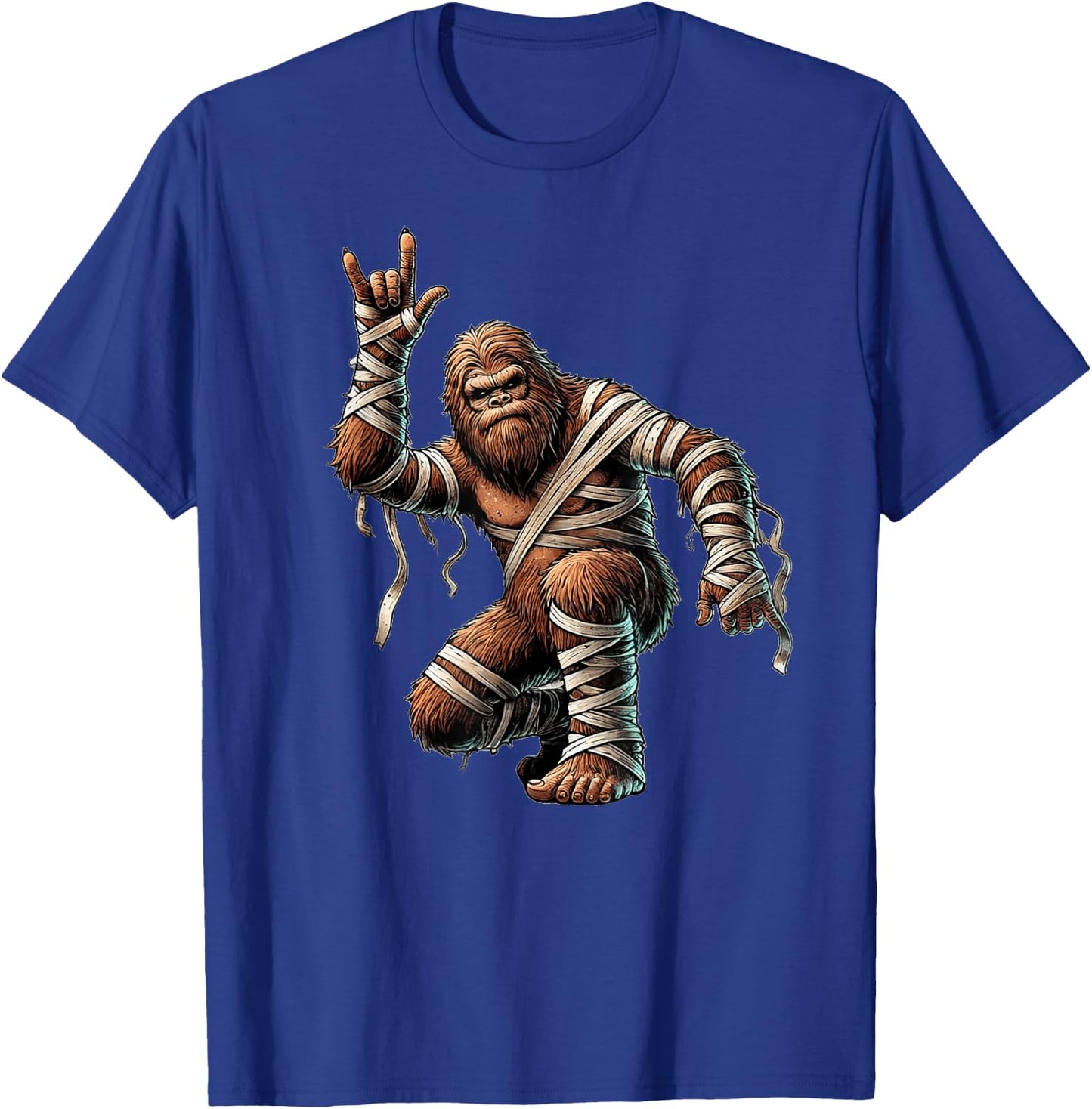 Bigfoot Sasquatch Halloween Bigfoot Women Kids T-Shirt - T-Shirt | Royal