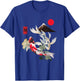 Koi Fish and Cherry Blossom Japanese Art Aesthetic Design T-Shirt - T-Shirt | Royal