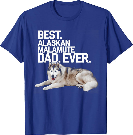 Dad Alaskan Malamute T-Shirt - T-Shirt | Royal