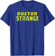 Marvel Doctor Strange Classic Distressed Logo T-Shirt - T-Shirt | Royal